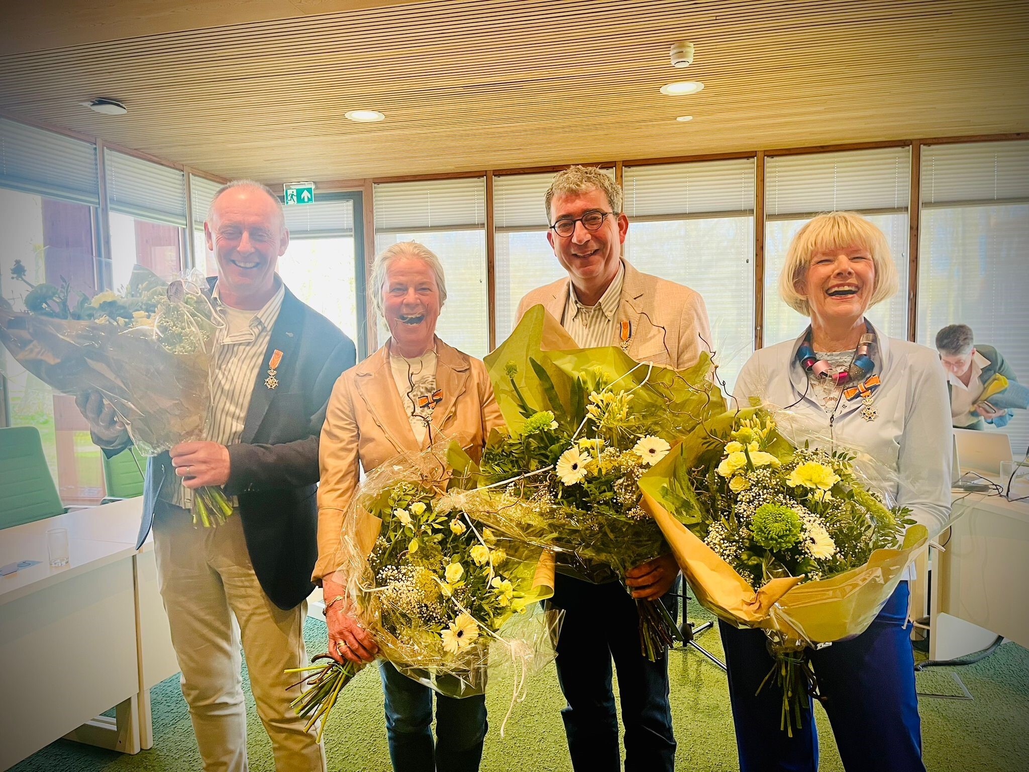 Aftredende raadsleden en KO's