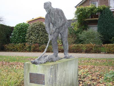 Kunstwerk De dorsende boer