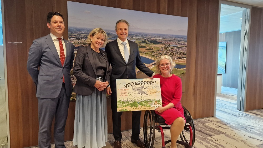 Foto bezoek burgemeesters Madlener