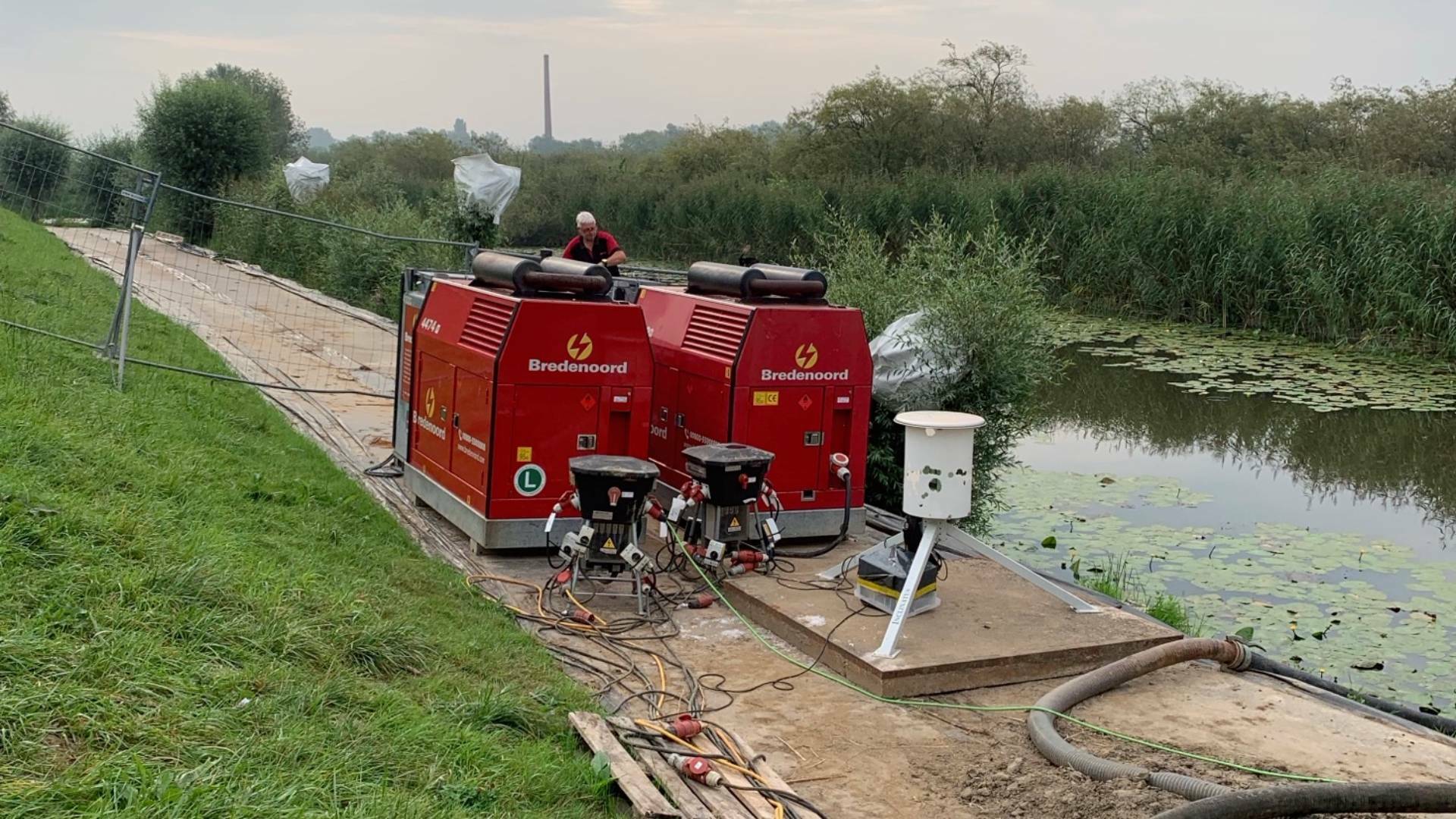 Bergingwerkzaamheden generator